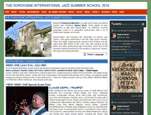 Tablet Screenshot of jazzschool-dordogne.co.uk